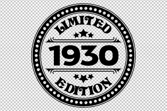 Download Limited Edition 1930 SVG EPS PNG - Eps Collection