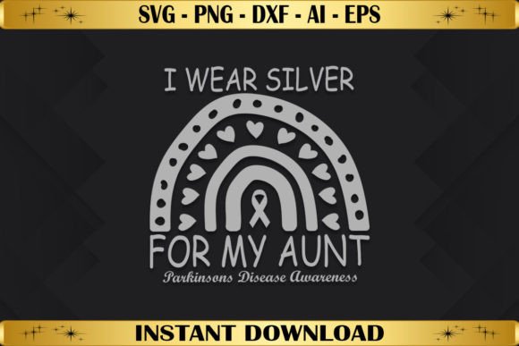 Download I Wear Gray for My Aunt Parkinson's - Premium Resources